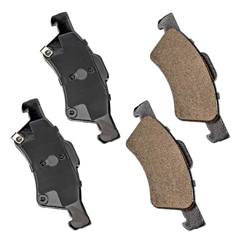 Rotores de freno delanteros perforados de 281 mm pastillas de cerámica para Chrysler Town & Country 01-07 Foto 2 de 4