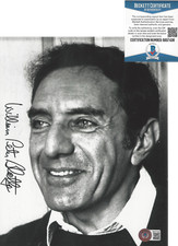 WILLIAM PETER BLATTY - THE EXORCIST WRITER - SIGNED 8x10 PHOTO B BECKETT COA BAS
