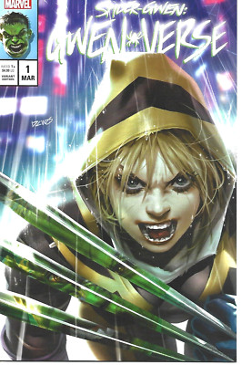 SPIDER-GWEN GWENVERSE #1 DERRICK CHEW TRADE VARIANT MARVEL COMICS 2022 NEW B/B