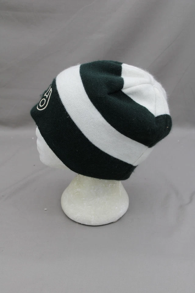 686 Snowboard Toque - Patrón de Rayas Verdes y Blancas - Ajuste Elástico Adulto Foto 4 de 4