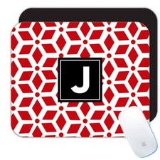 Gift Mousepad : Abstract Design Red Modern Home Decor Scandinavian