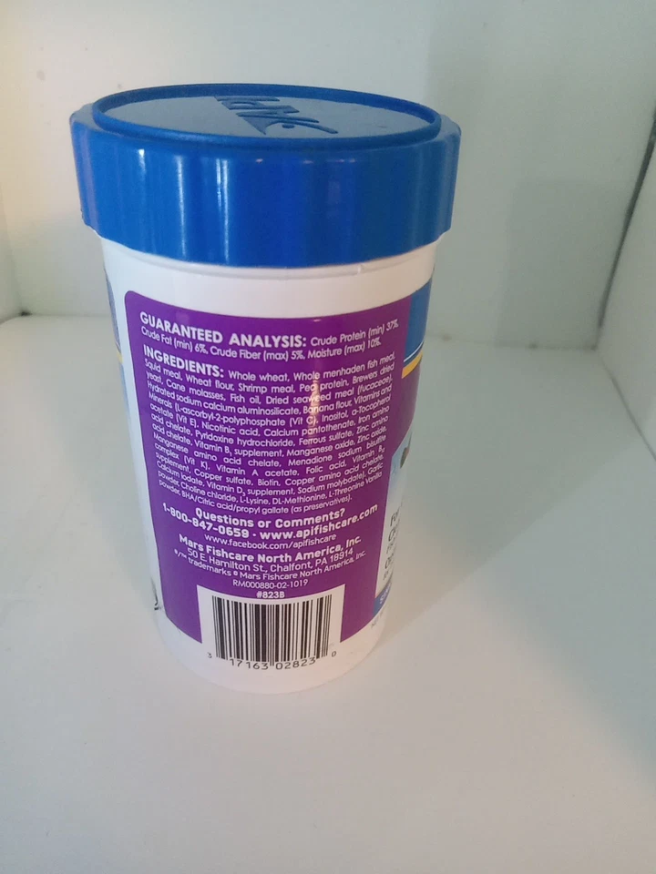 GRÁNULOS TROPICALES API PELLETS PARA HUNDIR COMIDA PARA PECES RECIPIENTE DE 4,2 ONZAS, MEDIANO Foto 3 de 3