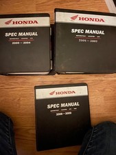 Honda 2000 - 2009 Motorcycle Scooter ATV Spec Manual includes Binders- Dealer