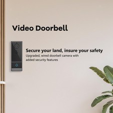 720P Video Doorbell Camera Smart with Chime Accessory AI Human Detection View