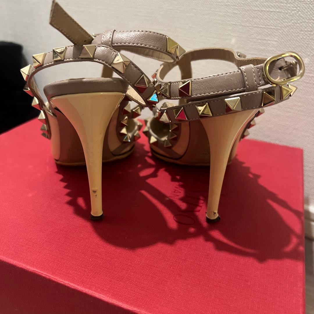 Valentino Garavani Pumps Heel Studded Leather Multicolor EU36/US6 116178c thumbnail 14