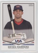 2011 Topps USA Baseball Team Gold Ink 11/25 Deven Marrero #USA-A13 Auto 0w7