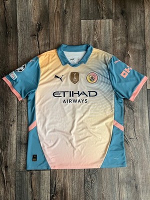 Manchester City Puma Fourth Football Jersey 2024/25 #5 Stones Inspired By  Oasis
