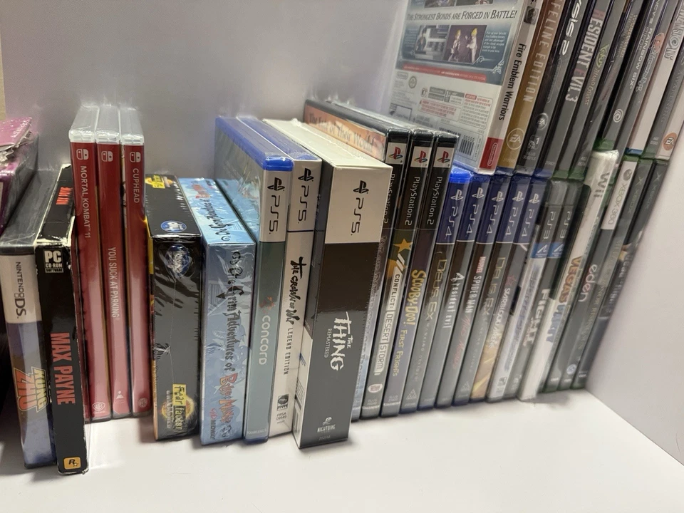 Lote de 36 juegos sellados PS5 PS4 PS3 PS2 Xbox Switch Wii DS GBA PC todos sellados de fábrica Foto 3 de 4