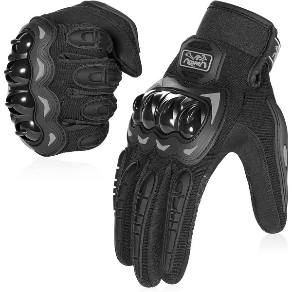 Motorradhandschuhe GrößE M Schwarz Cofit Touchscreen KnöChelschutz-image