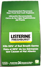 Listerine Freshburst Pocket Packs - 12 x 24 Strip Packs - 288 Strips Total 
