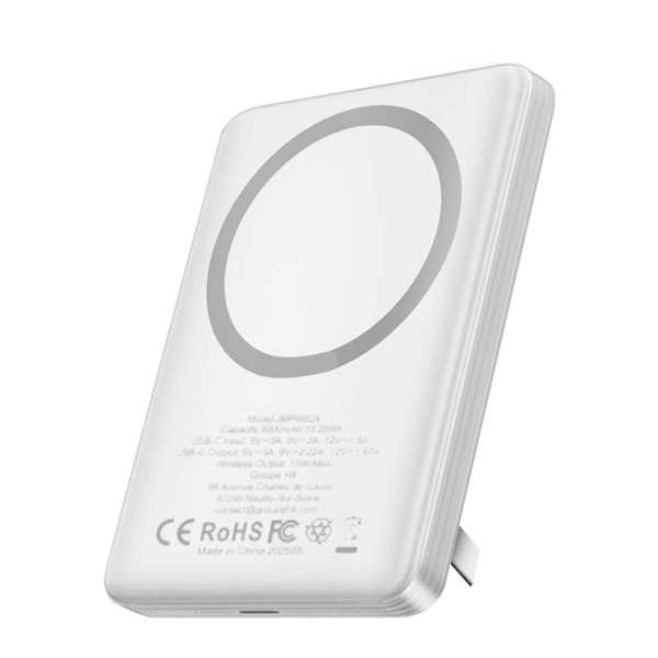 Jaym, Powerbank 5000 Mah Induktion 15 W USB-C 20 W Mit StäNder-image