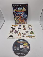 Digimon World Data Squad (Sony PlayStation 2 2007) CIB W Stickers -Manual Tested