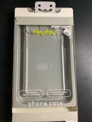 heyday Apple iPhone 11 Pro Max , XS Max Case  Clear NEW Antimicrobial