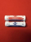 2026 Semiquincentennial P & D Emerging Liberty Dime 2-Roll Set (IN HAND) 🪙
