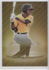 2013 Bowman Sterling Prospects Gold Refractor 19/50 Alen Hanson #BSP-44 0w7