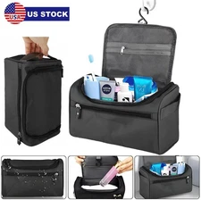 Men Large Travel Wash Bag Waterproof Toiletry Organizer Shaving Cosmetic Case US