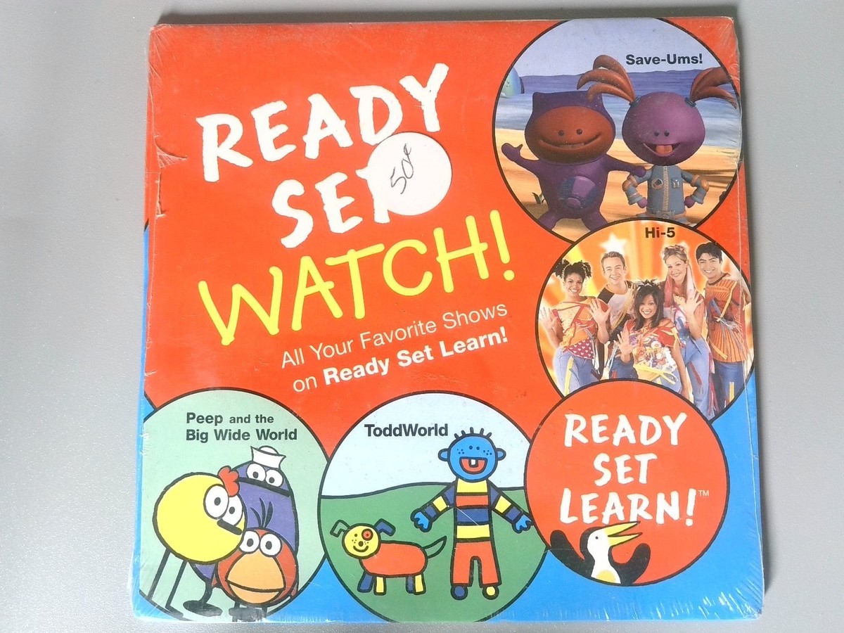 Ready Set Learn! DVD 2005 Kids Preschool TLC Discovery Kids