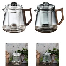 Glass Tea Pot Loose Leaf Tea Maker Heat Resistant Elegant