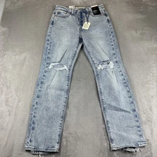 Levi's Premium Jeans Women's Size 26x28 Blue Distressed Wedgie Straight