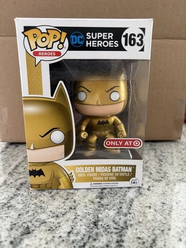 Funko POP! Batman Golden Midas Super Heroes 163 Target Exclusive DC Vinyl Figure