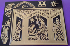 Anna Griffin Christmas Nativity Shadow Box Dies
