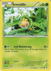 Sewaddle 9/113 Legendary Treasures