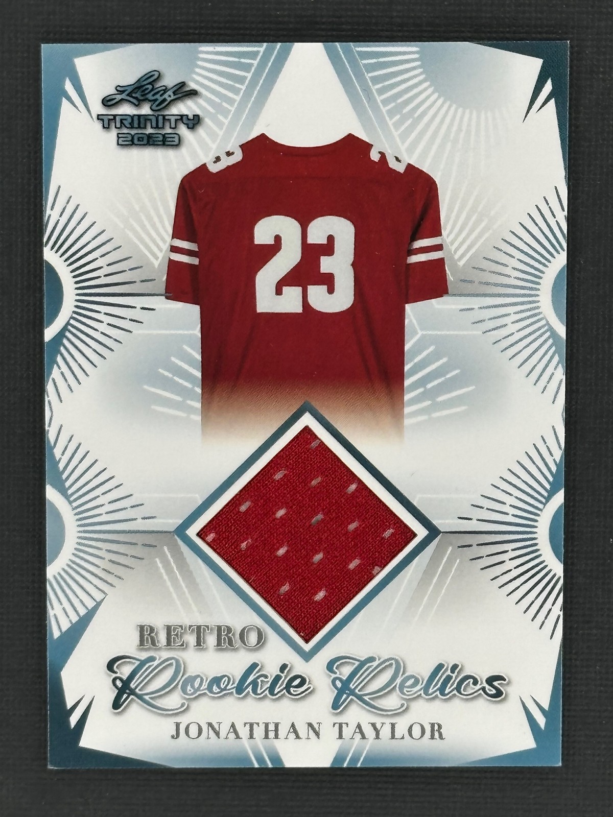 2023 Leaf Trinity (Mega Box) #RRR-7 Jonathan Taylor Retro Rookie Relics