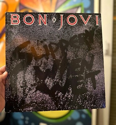 Bon Jovi Slippery When Wet LP Vinyl 12'' Mercury 1986 33 U/min Stereo 830264-1