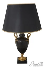 LF64377: MAITLAND SMITH Bronze & Brass Regency Urn Table Lamp