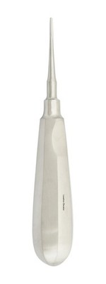 Set of 4 Dental Luxation Elevators, Straight Tips, 2 mm, 3 mm, 4 mm & 5 mm wide