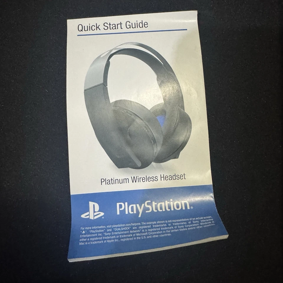 PlayStation Platinum Wireless Headset PS4 PS5 - No Dongle Excellent Condition - Image 3 of 4