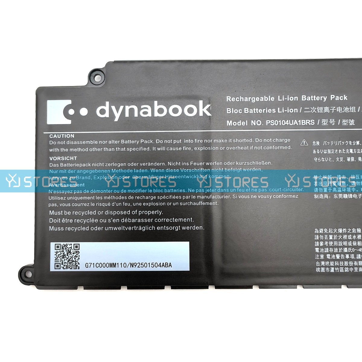 Genuine PS0104UA1BRS OEM Battery for Toshiba Dynabook Portege X40