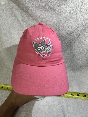 My Melody Kuromi Sanrio Pink Baseball Cap Embroidered You + Me Adjustable