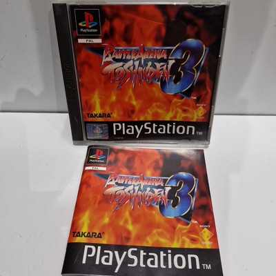Battle Arena Toshinden 3 PS1 (KOMPLETT) Sony PlayStation Black Label Fighting
