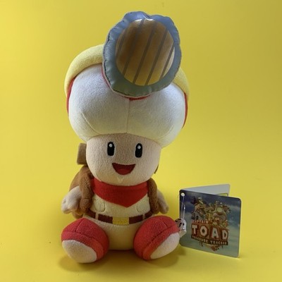 NWT NINTENDO SUPER MARIO BROS CAPTAIN TOAD TREASURE TRACKER STUFFED ANIMAL PLUSH