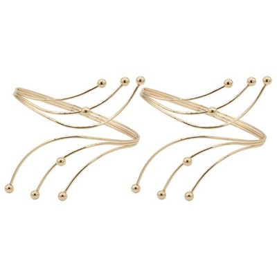  2 Pcs Oberarmreif Oberarm-manschettenarmband Manschettenarmbänder