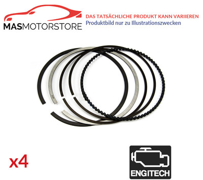 KOLBENRINGE SATZ ENGITECH ENT041038 STD 4PCS I FÜR OPEL CORSA D,ASTRA H,CORSA E