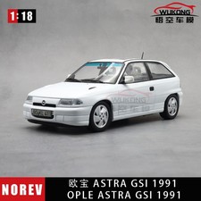 1/18 Opel Astra Gsi 1991 Norev 183673 White Diecast Model Car