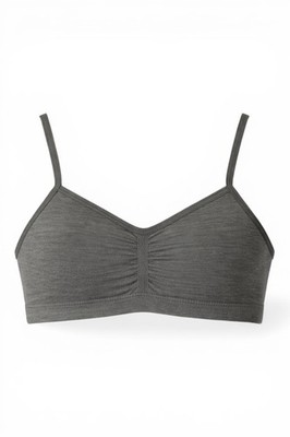 Cat & Jack Girl s Size 6 Seamless Cami Bra Gray Adjustable Straps NEW