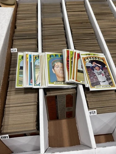 1972 Topps Baseball Cards 476-600 (P-NM) - You Pick - Complete Your Set