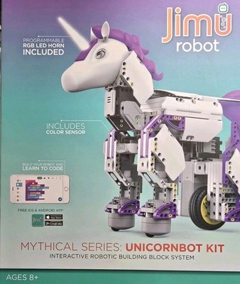 UBTech Purple Jimu Robot Mythical Series: UnicornBot Kit - JRA0201 STEM PROJECT 