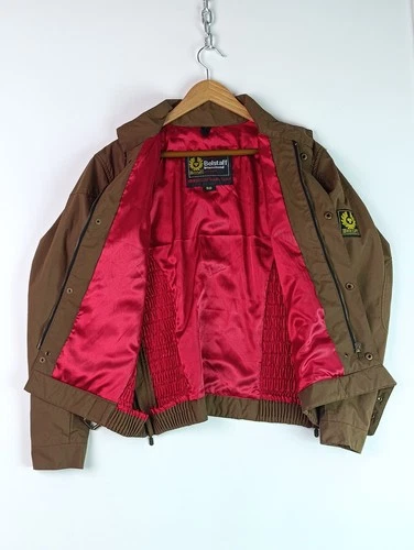 BELSTAFF Tourmaster Trophy Jacket Brown Nylon Biker Motorcycle Men Sz IT 50 M L image 6