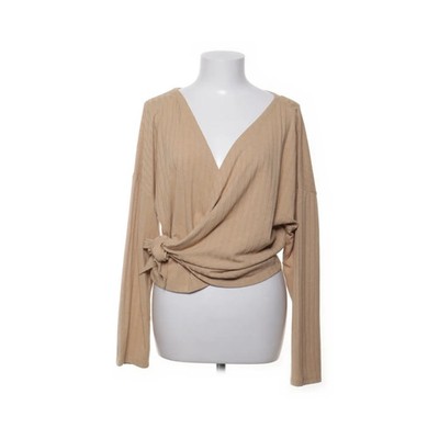 NLY Trend, Wickeltop, Größe: M, Luxurious Wrap Top, Beige #nrC
