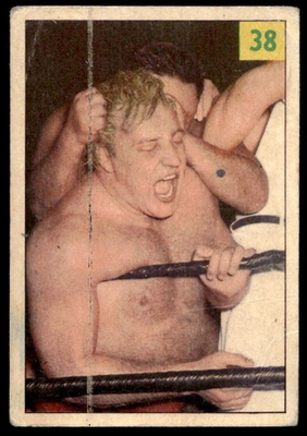 #ad Art Neilson 1955 56 Parkhurst #38 Wrestling Card $20.00