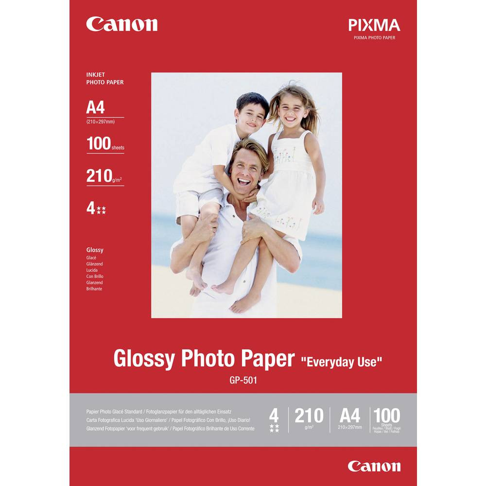 Canon Glossy Photo Paper GP-501 0775B001 Carta fotografica DIN A4 200 g/m² 100
