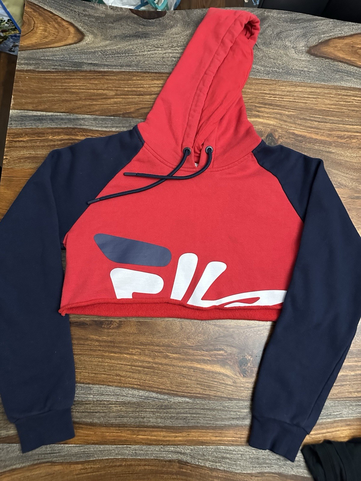 Felpa con cappuccio FILA cropped XS