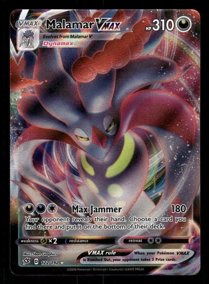 Pokemon Malamar VMAX 122/192 Rebel Clash Holo VMAX Rare NM/M