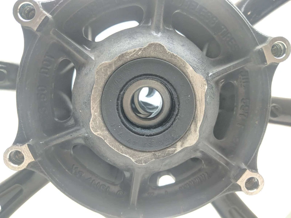 09-17 Yamaha Midnight Star XVS950 aro da roda dianteira 18x3,50 reto - Imagem 2 de 4