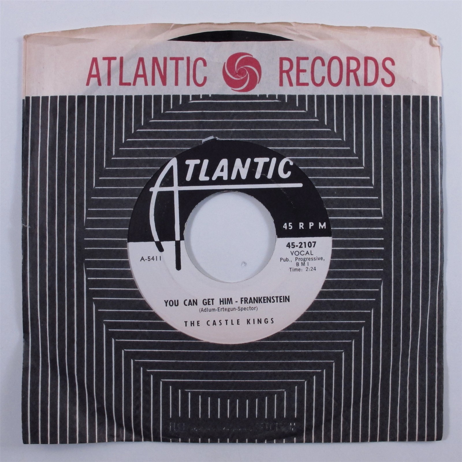 Rockabilly 45 CASTLE KINGS You Can Get Him... ATLANTIC VG++/VG+ promo ...