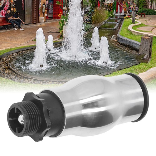 304 Stainless Steel Fountain Nozzle, Water Spray G1 Male Thread Frothy Foam J... - Picture 2 of 9